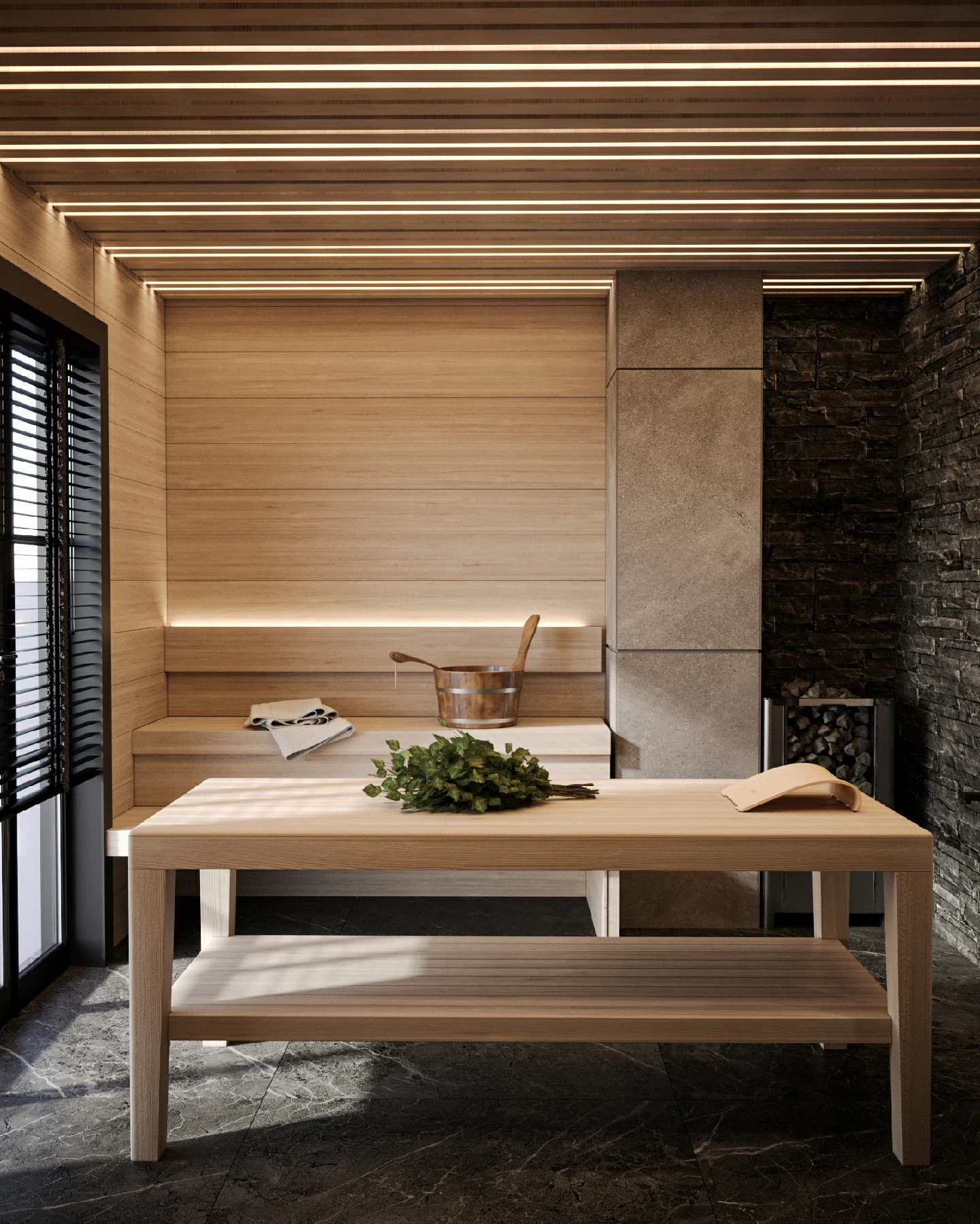 Уединённый дом у озера